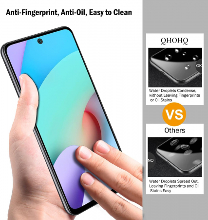 Folii de ecran compatibil cu Xiaomi Redmi 10, (No Redmi Note 10) duritate 9H, transparent set de 3 [1]