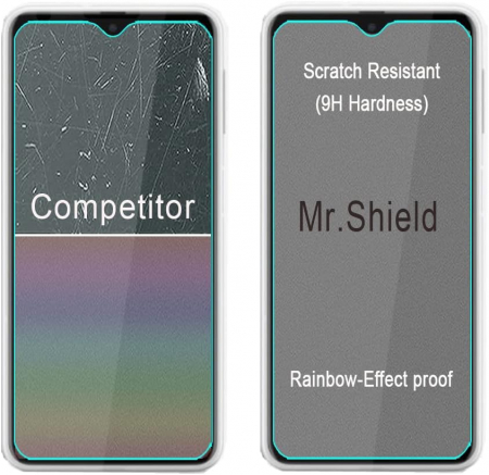 Folii de ecran compatibil cu Samsung Galaxy A23e, duritate 9H, transparent set de 3 [5]