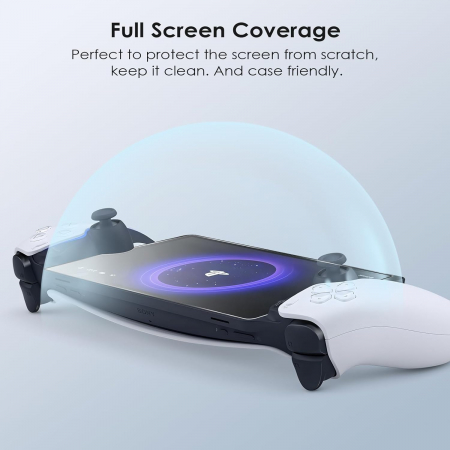 Folii de ecran pentru Sony PS5 PlayStation Portal, duritate 9H, HD Clear, set de 2 bucati [5]