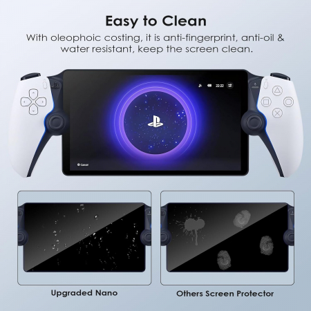 Folii de ecran pentru Sony PS5 PlayStation Portal, duritate 9H, HD Clear, set de 2 bucati [4]