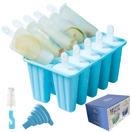 Forme cuburi de gheata - Forme de inghetata din silicon fara BPA- set 10 bucati