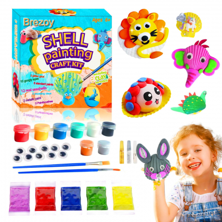 PICTURA - Set de pictura pe 12 forme de animalute