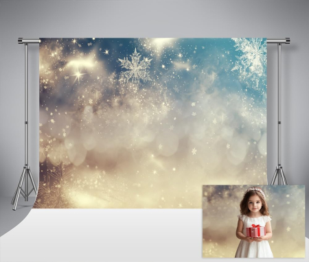 DECORATIUNI - Fundal textil pentru poze, Tinut inghetat din material 2,2x1,5m