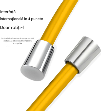 Furtun siliconic multistrat de dus gold 1.5 m [5]