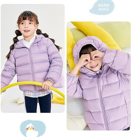 Geaca de iarna captusita pentru copii, mov 120 [4]