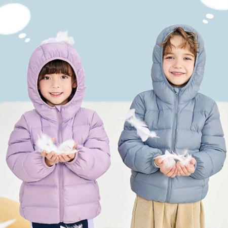 Geaca de iarna captusita pentru copii, mov 120 [5]