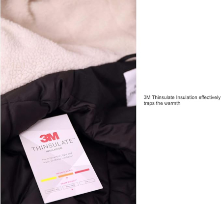 Geaca groasa de iarna pentru barbati, impermeabilă, respirabilă, izolație Thinsulate 3m, XS [6]