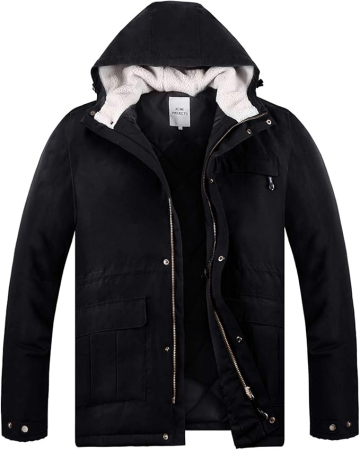 GECI BARBATI - Geaca groasa de iarna pentru barbati, impermeabilă, respirabilă, izolație Thinsulate 3m, XS