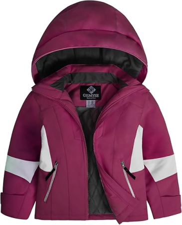 Geci si veste copii - Geaca de iarna imblanita pentru copii, Mov 152-158