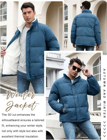 Geaca de iarna imblanita pentru barbati XL [2]
