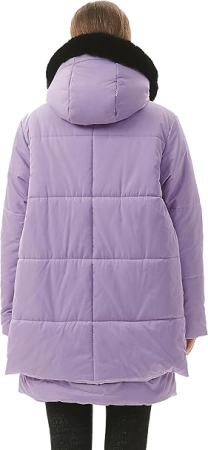 Geaca de iarna impermeabila imblanita pentru femei, Mov M [2]