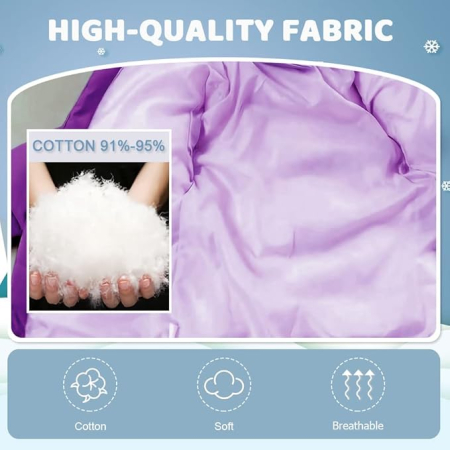 Geaca Mov de iarna pentru copii, captusita 152-158 cm [2]