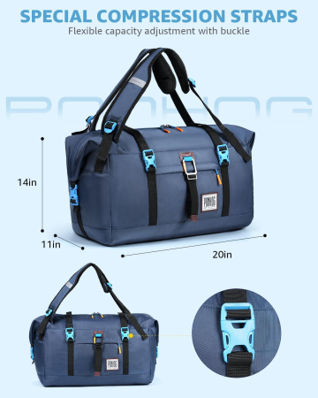 Geantă sport spatioasa 40 L, ideala calatorii, sala, inot [3]