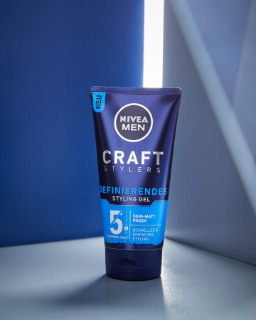 Gel de par NIVEA MEN Craft Stylers Defining cu efect mat pentru fixare puternica, 150 ml [3]
