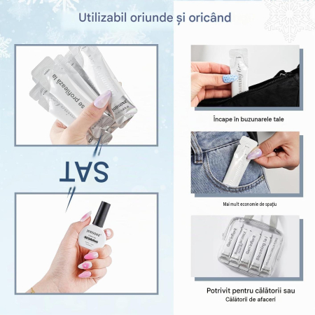 Set 6 rezerve Bloom Gel, 10 ml/bucată, pentru reumplere, utilizare practică și economică [2]