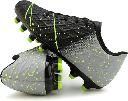 Ghete de fotbal pentru copii, cu crampoane, cu negru marimea 35 [5]