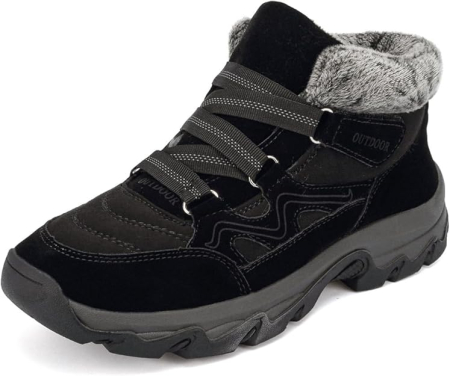 Ghete si bocanci sport barbati - Ghete de iarna  imblanite, impermeabile, usoare, gri 40