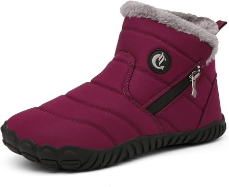 INCALTAMINTE - Ghete de iarna imblanite pentru barbati/femei, impermeabile, usoare, violet 43