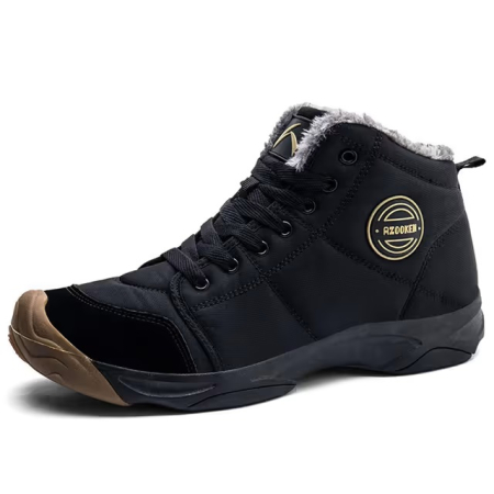 Ghete si bocanci sport barbati - Ghete de iarna imblanite pentru barbati, impermeabile, usoare, negre 36