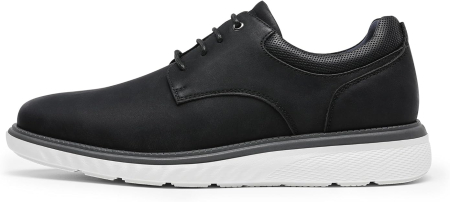 Pantofi casual pentru barbati, negri cu alb 41.5 [1]