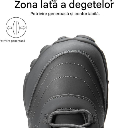 Ghete de iarna imblanite pentru barbati, impermeabile, usoare, gri 43 [3]