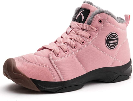 INCALTAMINTE - Ghete de iarna imblanite pentru femei, impermeabile, usoare, Roz 37