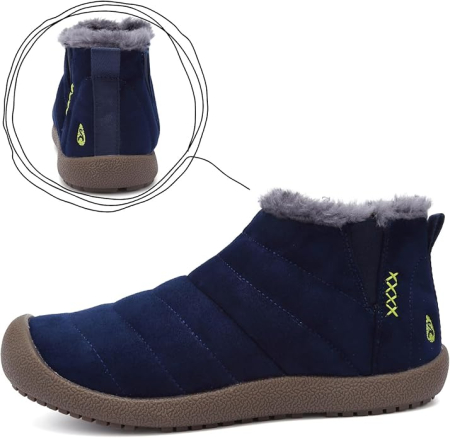 Ghete de iarna imblanite pentru barbati, impermeabile, usoare, albastre 45 [5]