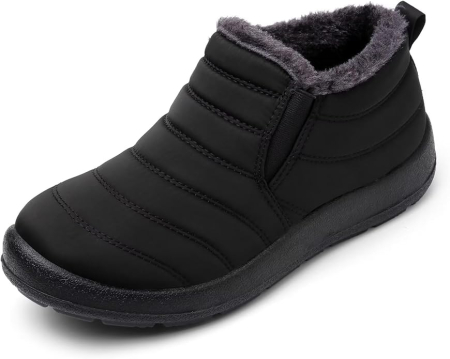 CIZME - Ghete de iarna imblanite pentru femei, impermeabile, usoare, negre 40