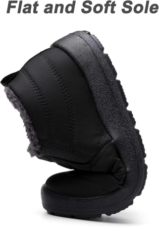 Ghete de iarna imblanite pentru femei, impermeabile, usoare, negre 38 [4]