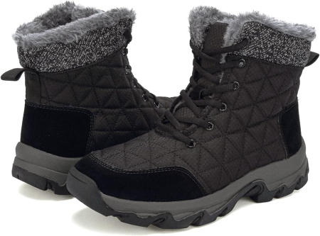 Ghete de iarna imblanite, impermeabile, usoare, negre 41 [4]