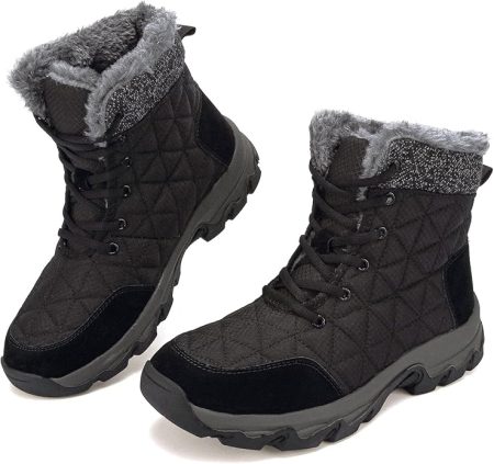 Ghete de iarna imblanite, impermeabile, usoare, negre 41 [5]