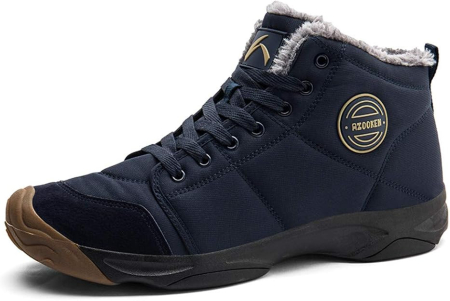 Ghete si bocanci sport barbati - Ghete de iarna imblanite pentru barbati, impermeabile, usoare, albastre 44