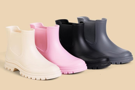 Cizme moderne de ploaie din cauciuc, confortabile, perfect impermeabile 38 [5]
