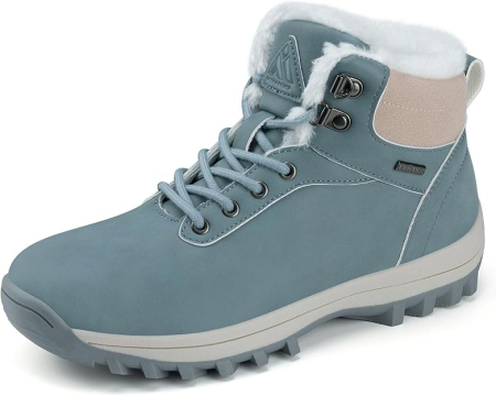 Ghete si bocanci sport barbati - Ghete de iarna  imblanite, impermeabile, usoare, bleu/gri 41