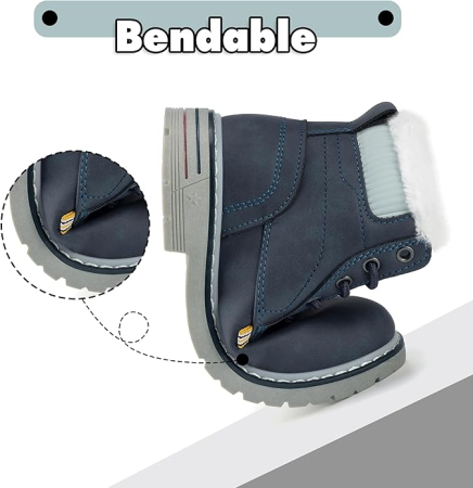 Ghete de iarna  pentru copii, impermeabile, usoare, albastre 34 [5]