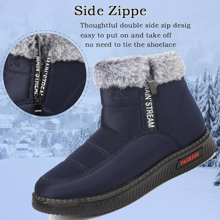 Ghete de iarna  pentru femei, impermeabile, usoare, albastre 36 [2]