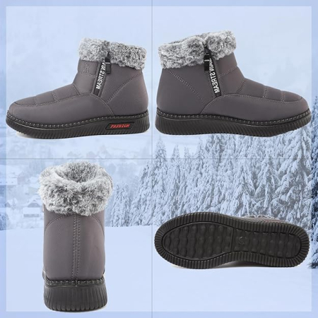 Ghete de iarna  pentru femei, impermeabile, usoare, gri 41 [1]