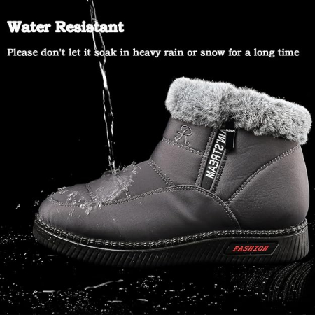 Ghete de iarna  pentru femei, impermeabile, usoare, gri 41 [5]