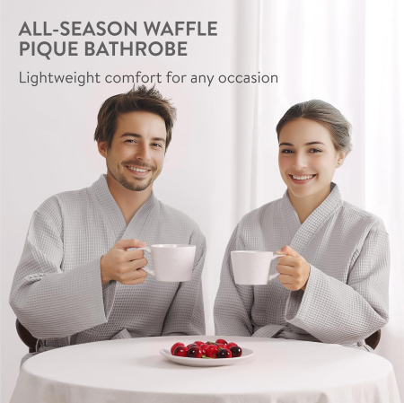 Halat de baie pentru adulti unisex gri 3XL [1]