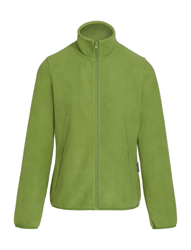 BLUZE FEMEI - Hanorac din fleece pentru femei, maneca lunga, fermoar la gat, guler ridicat,verde L