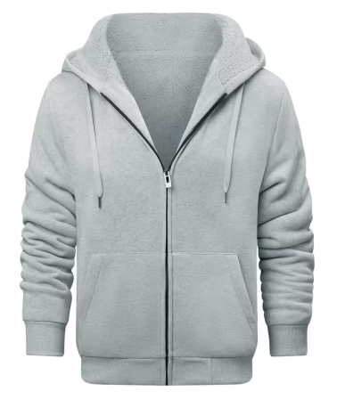 hanorace barbati - Hanorac Bărbați Igeekwell, cu Fermoar, Glugă și Căptușeală Fleece, de Iarnă, 3XL