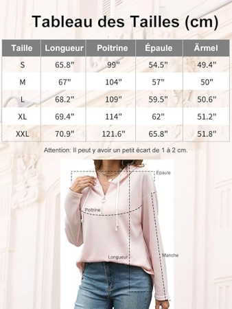 Hanorac sport cu gluga, de dama, subtire, bej XL [5]