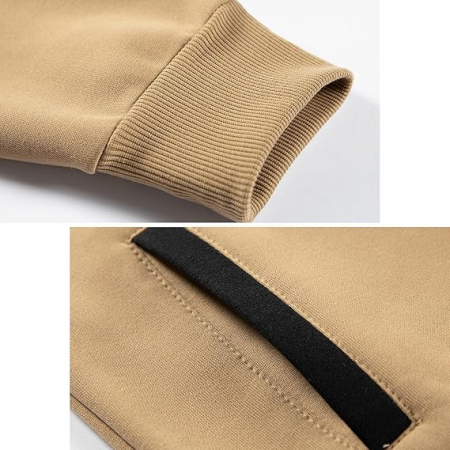 Hanorac unisex lejer, cu gluga, negru/rosu/galben 2XL (greutate 65-70 kg, inaltime 170-180 cm) [5]