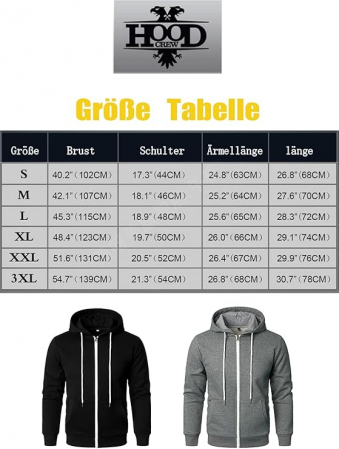 Hanorac unisex lejer, cu gluga si buzunare Gri S [6]