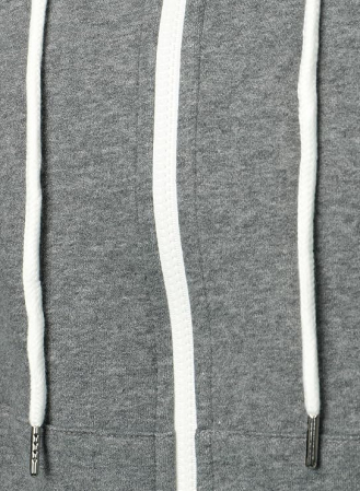 Hanorac unisex lejer, cu gluga si buzunare Gri S [4]