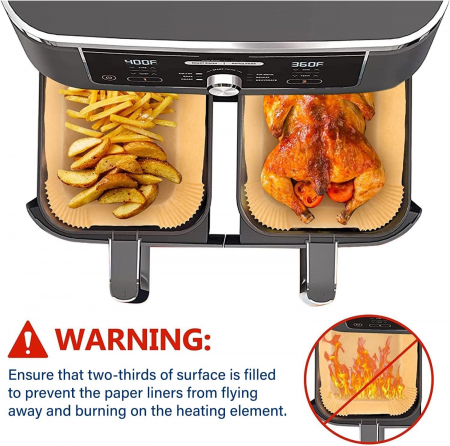 Hartie de copt pentru airfryer 14-22 cm 125 bucati [8]