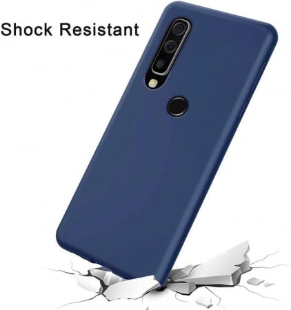 Husa compatibila cu Huawei P30 Pro, anti-soc, subtire, elstica, Albastru [6]