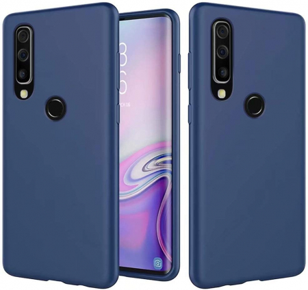 huse protectie - Husa compatibila cu Huawei P30 Pro, anti-soc, subtire, elstica, Albastru