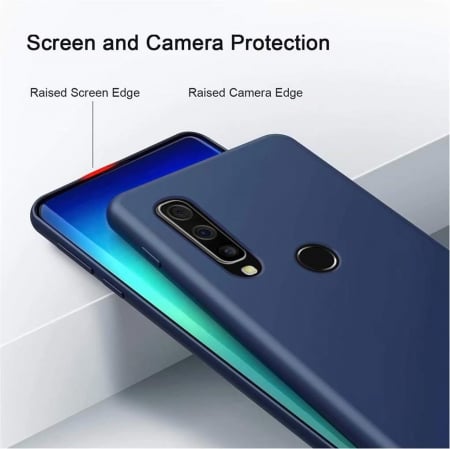 Husa compatibila cu Huawei P30 Pro, anti-soc, subtire, elstica, Albastru [5]