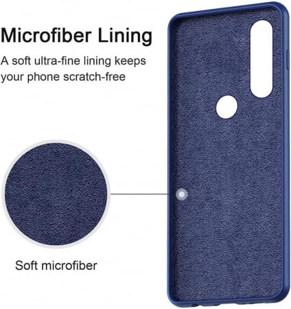 Husa compatibila cu Huawei P30 Pro, anti-soc, subtire, elstica, Albastru [4]